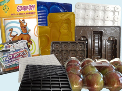 Array of Custom Thermoformed Packaging