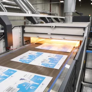 supplyone blog case study bluewater vodka packaging coming off press