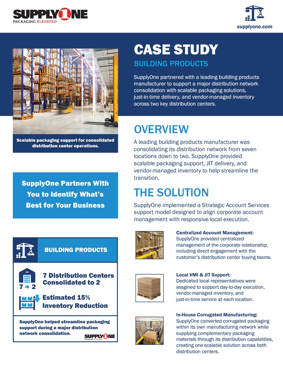 supplyone sustainability case study