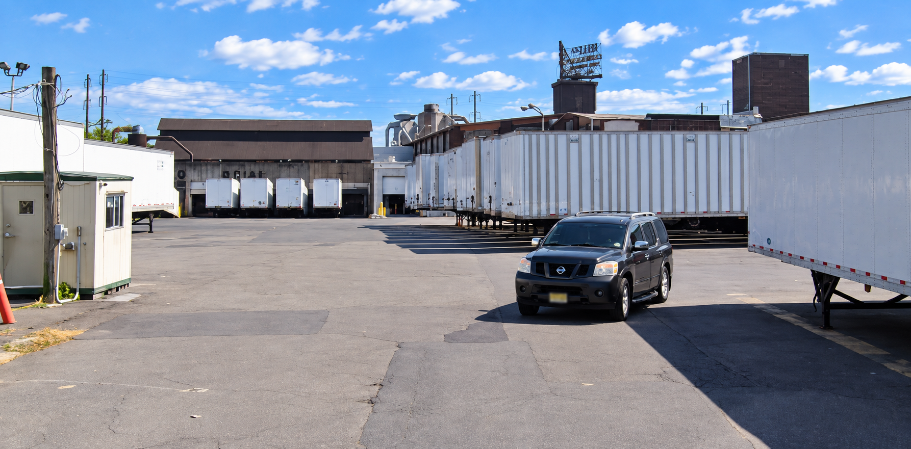 Exterior of the SupplyOne packaging facility at 615 Ferry Street in Newark, New Jersey.