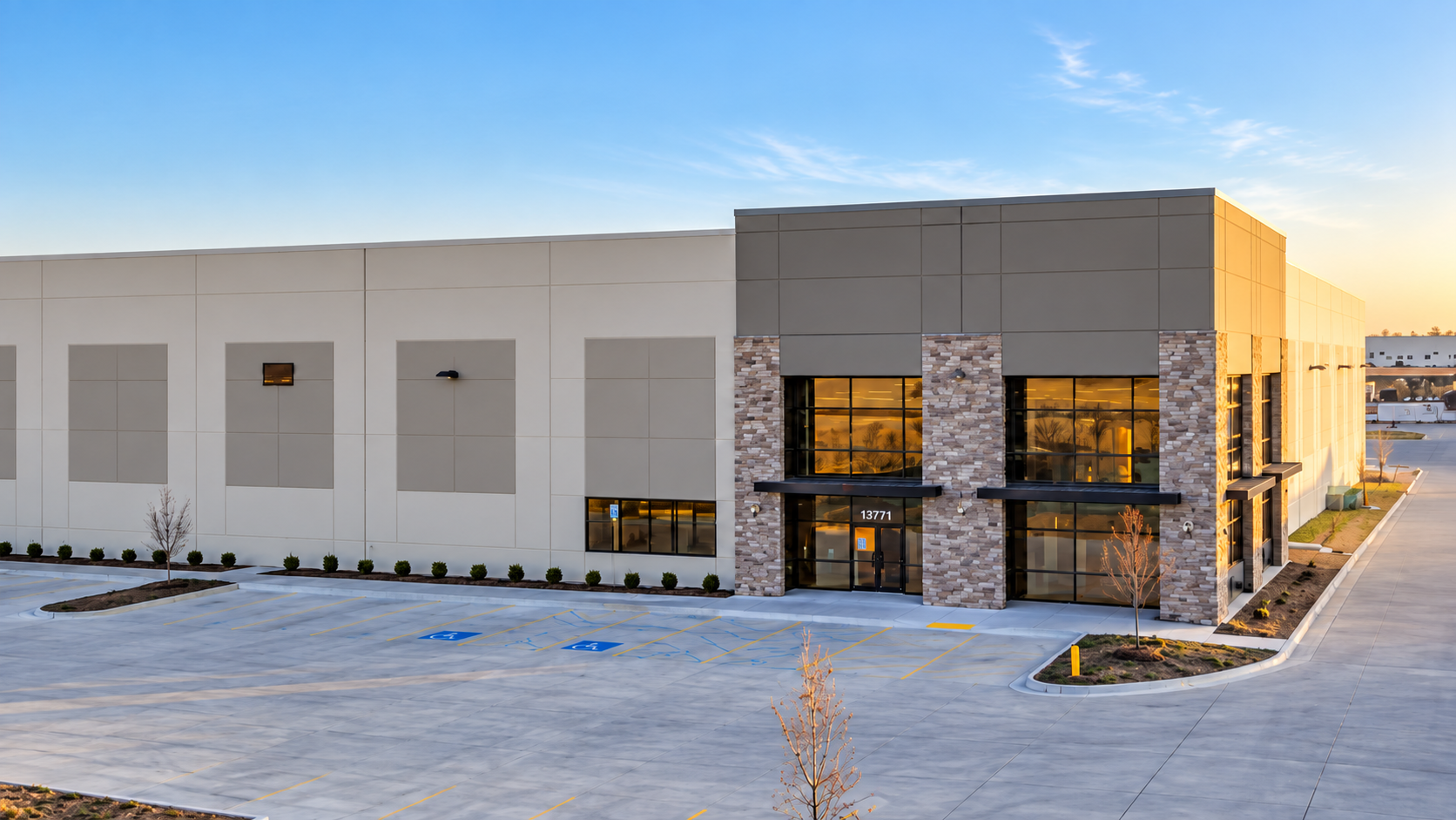 Exterior view of the SupplyOne packaging facility in Tulsa, Oklahoma, providing industrial packaging supplies and corrugated packaging solutions.