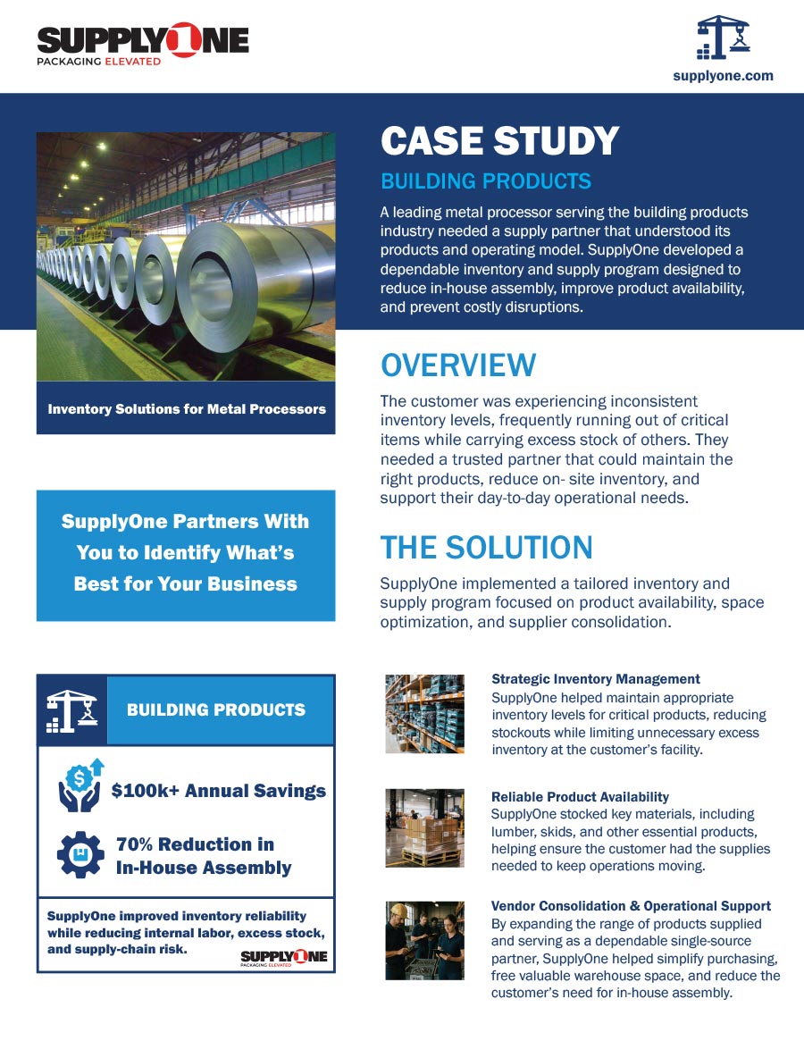 supplyone sustainability case study