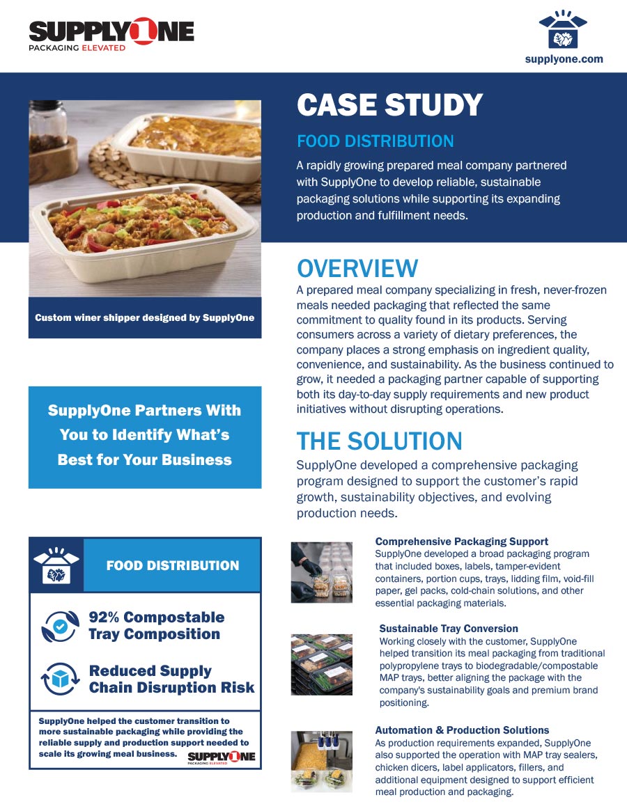 supplyone food distribution case study