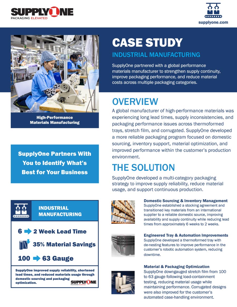 supplyone sustainability case study